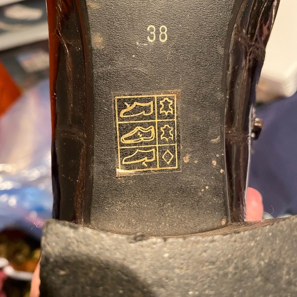 1990’s vintage patent brown leather bootie - Picture 9 of 13